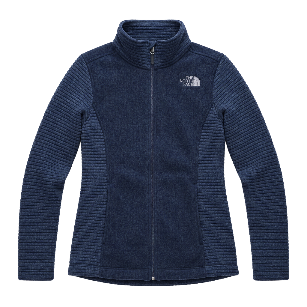 The North Face Indi Full Zip Fleece Jacket Size Small Blue 1