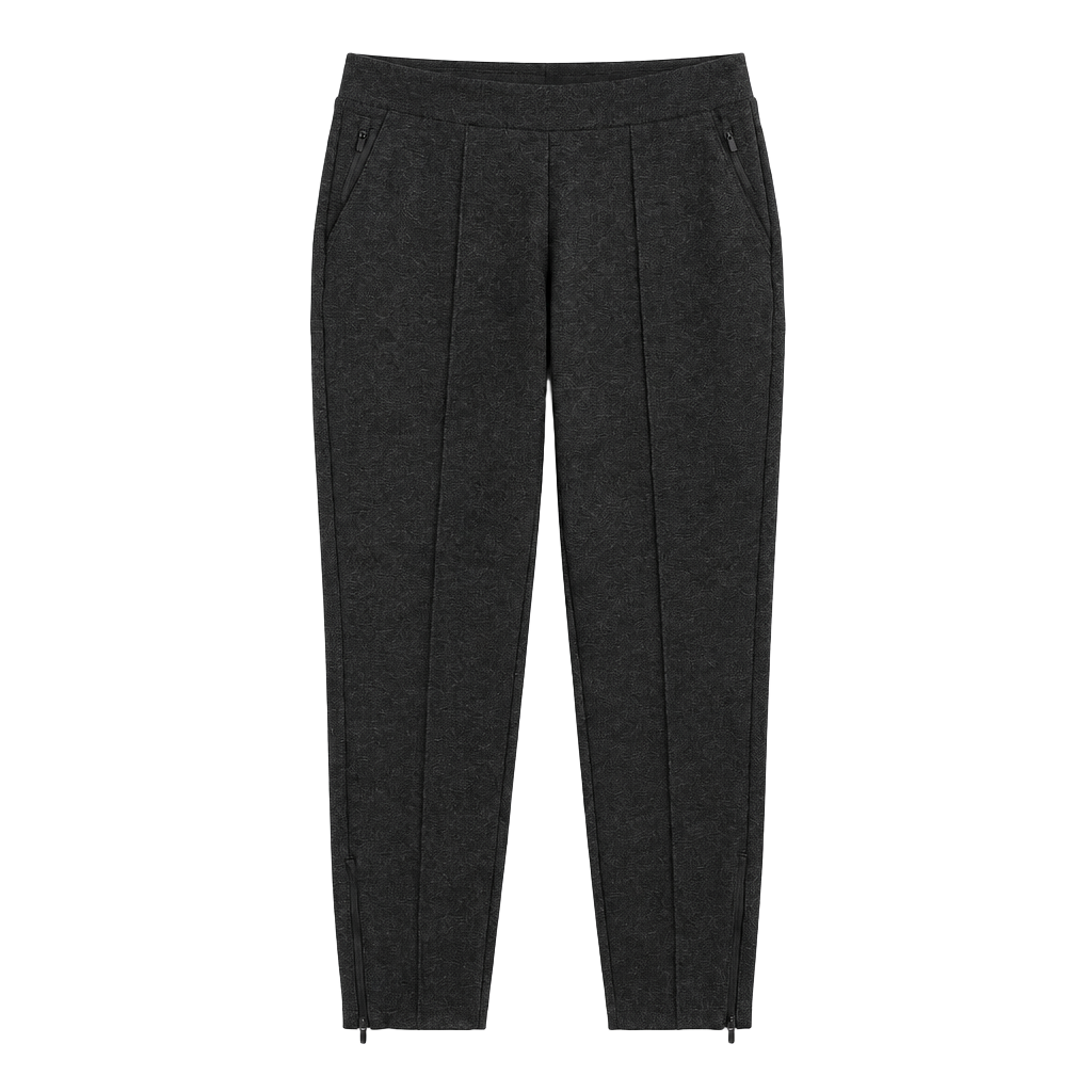 Athleta Venice Heathered Pintuck Pant Size XS Charcoal Gray 1