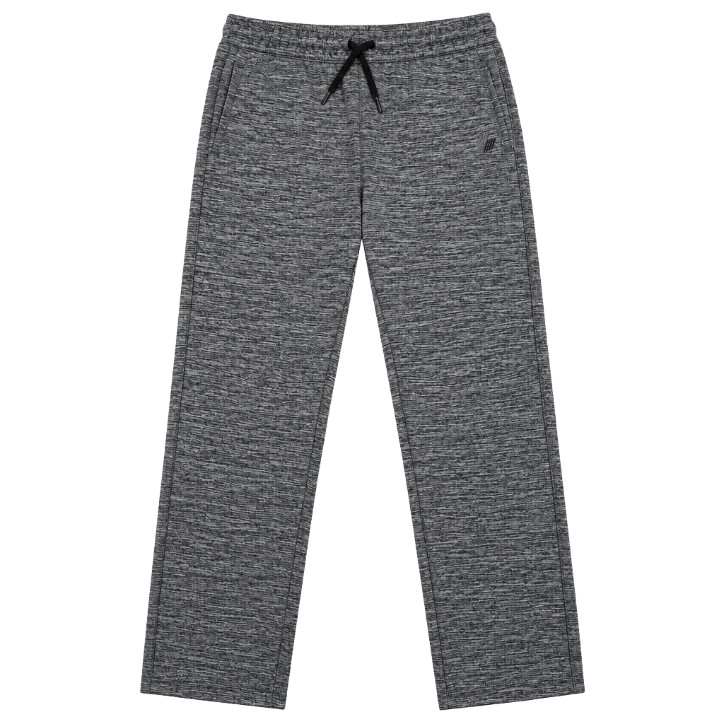 Place Sport Marled Knit Performance Pants Size XL/TG 14 Gray Joggers. Lined 1