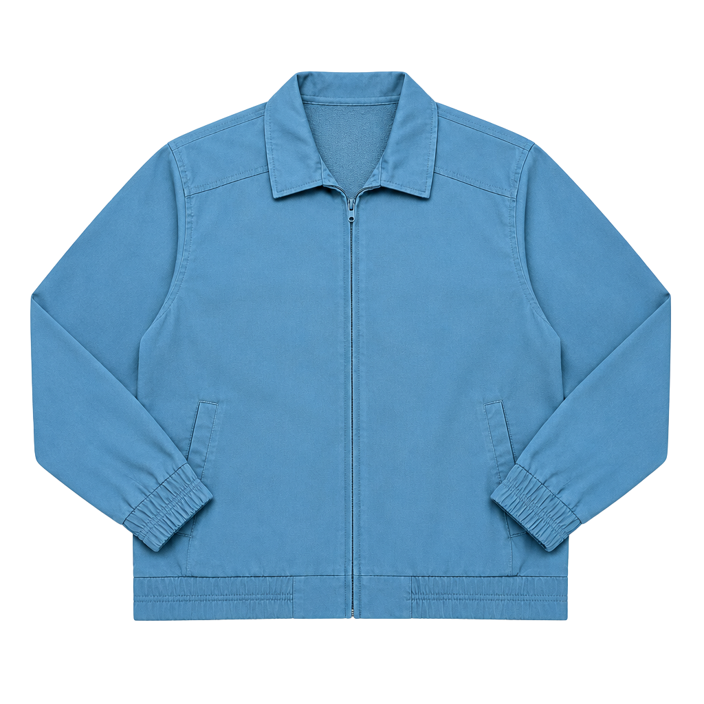 Draper's & Damon's Women’s Lightweight Zip Front Casual Jacket XL Slate Blue 1