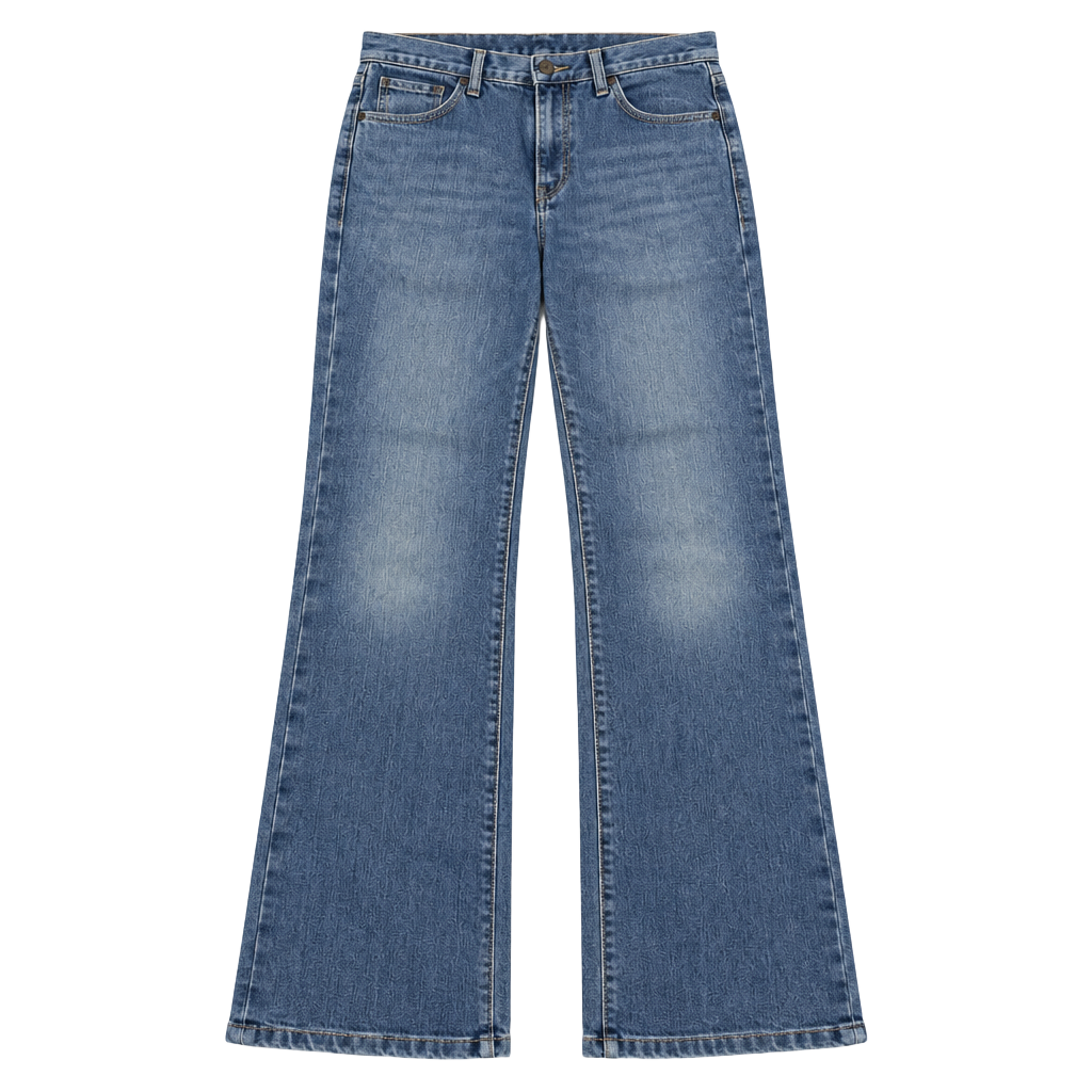 Jag Jeans Mid Rise Bootcut Jeans Size 6 Blue Embroidered Pockets 1