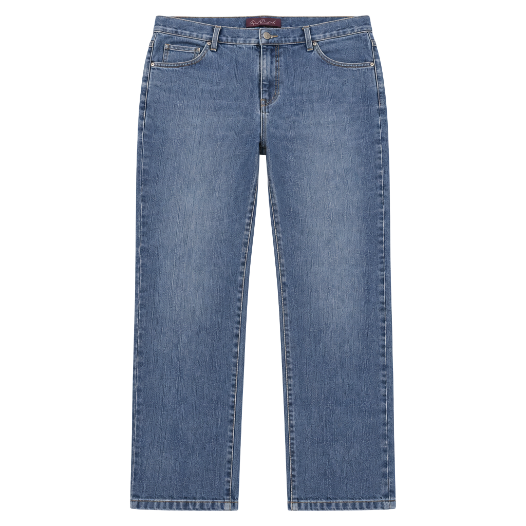 Gloria Vanderbilt Straight Jeans Size 18W Blue Denim Pre-Owned 1
