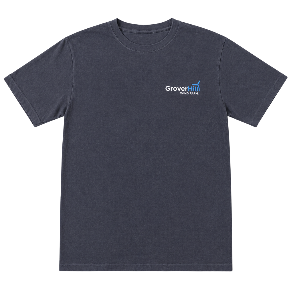 Nike Grover Hill Wind Project T-Shirt Charcoal Gray Dri-Fit Small 1