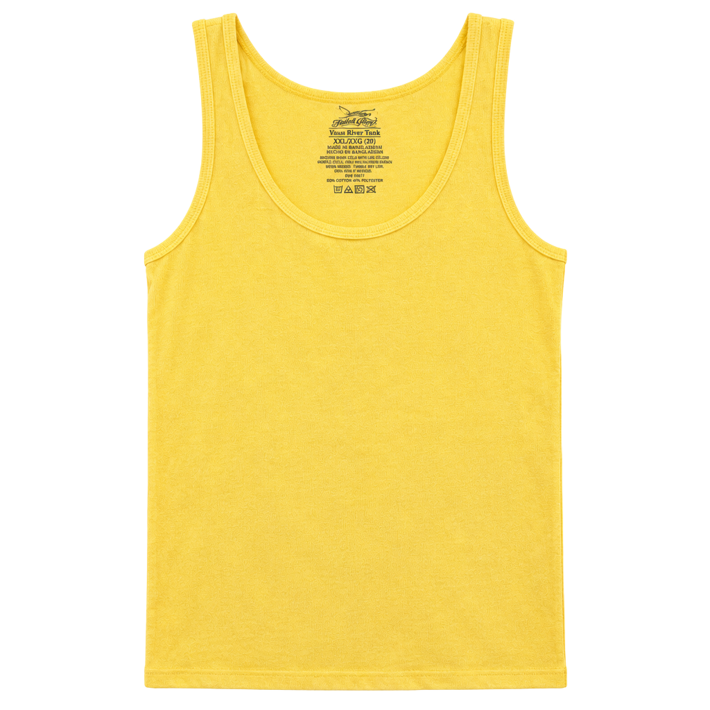 Faded Glory Must-Have Tank Size XXL Yellow 1