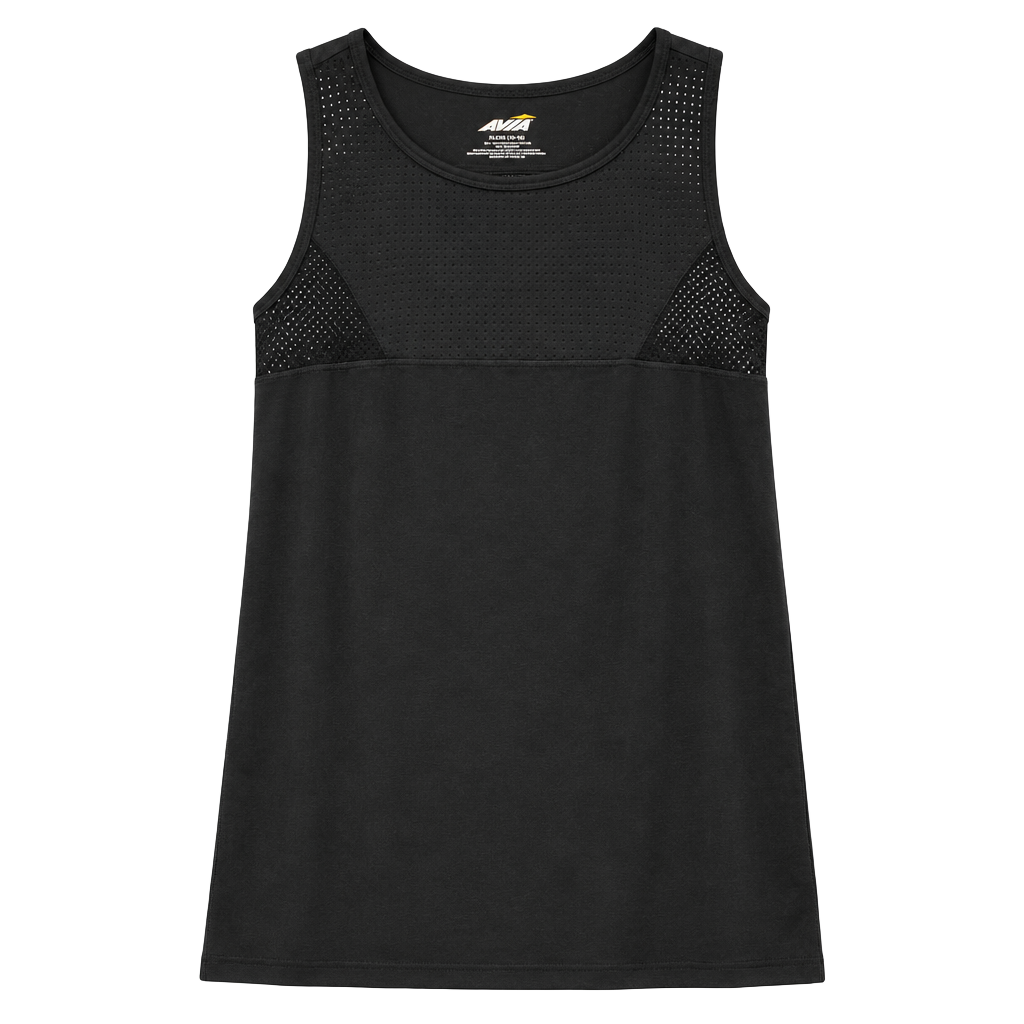 Avia Athletic Tank Top Size XL Black Mesh 1