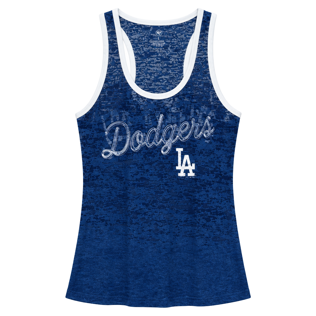 Los Angeles Dodgers Size S Tank Top Blue Burnout 1