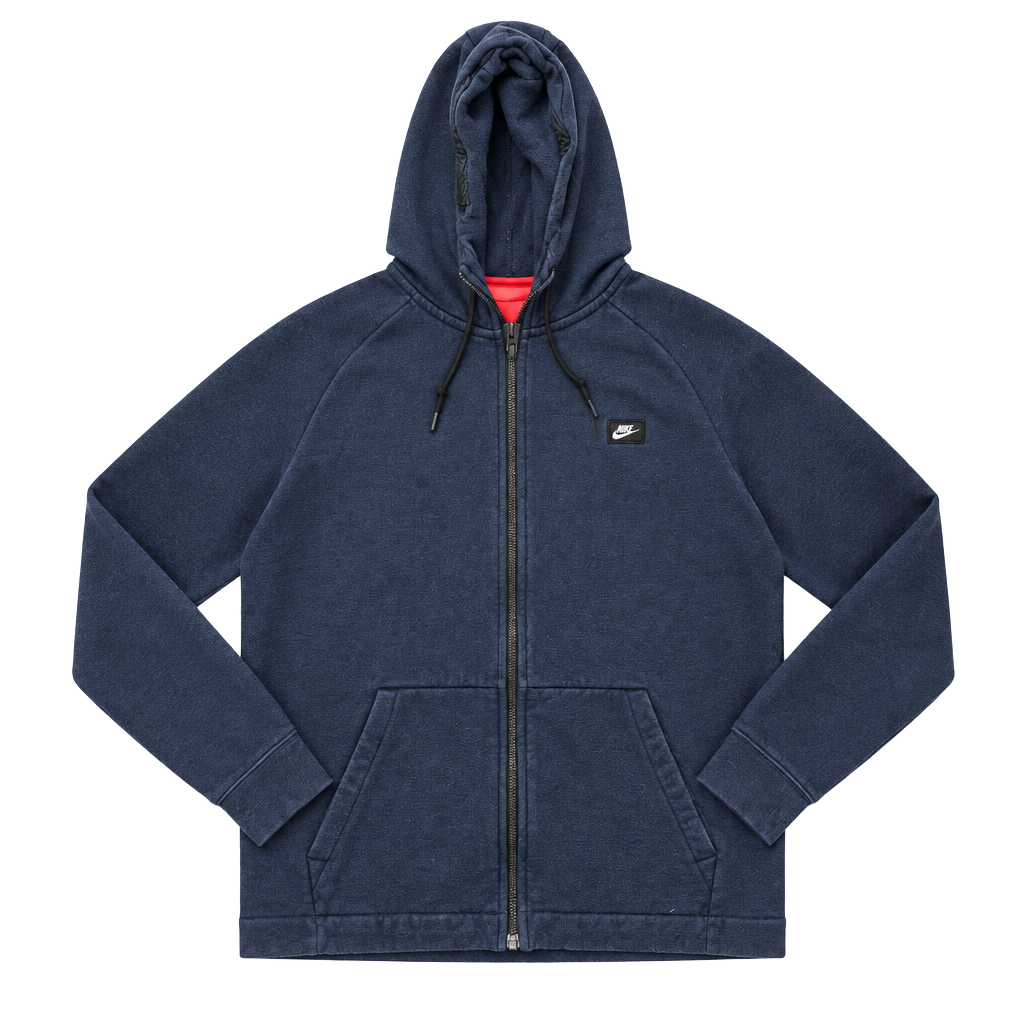 Nike Full Zip Hoodie Size L Blue 1