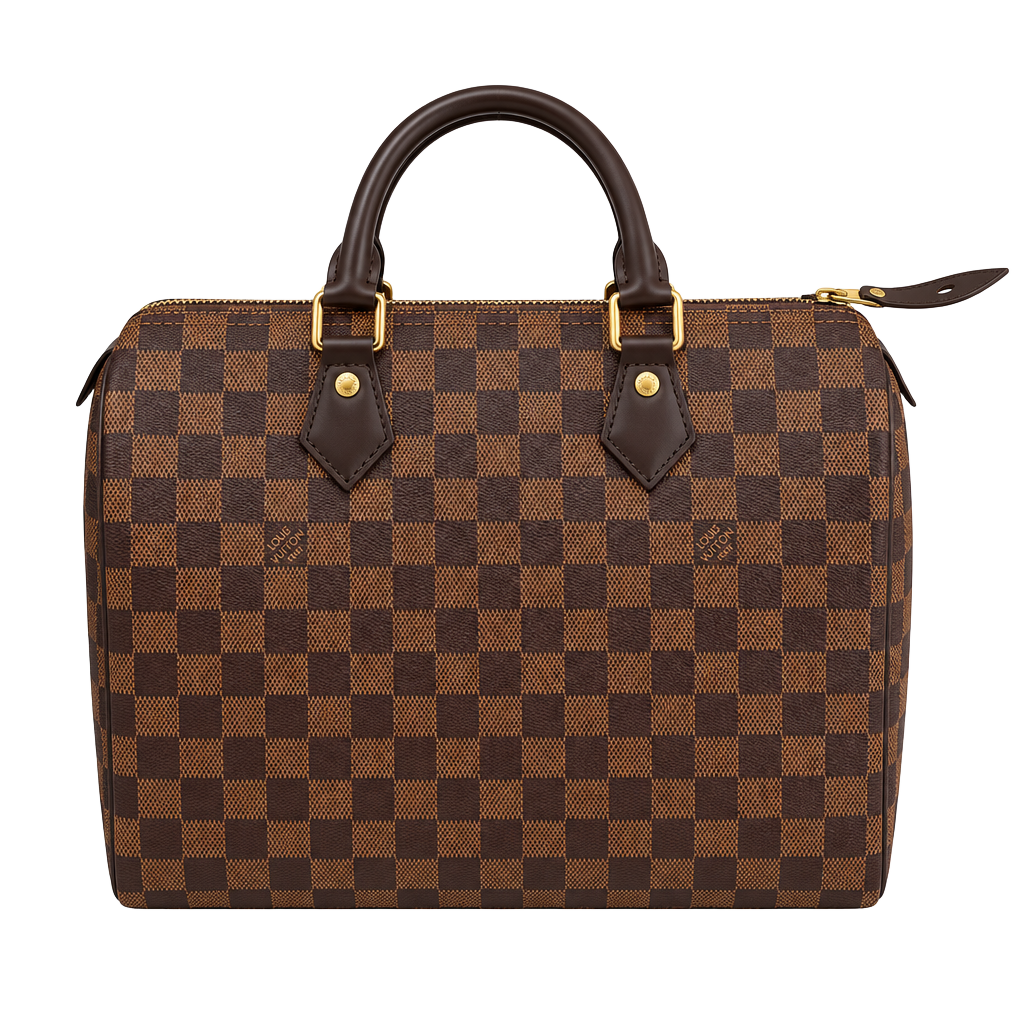 Louis Vuitton Damier Ebene Speedy 30 Handbag Brown 1