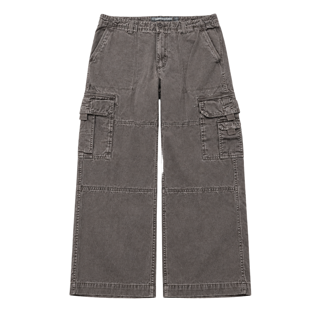 Old Navy Loose Cargo Pants Size 36x30 Brown Cotton Utility Workwear 1