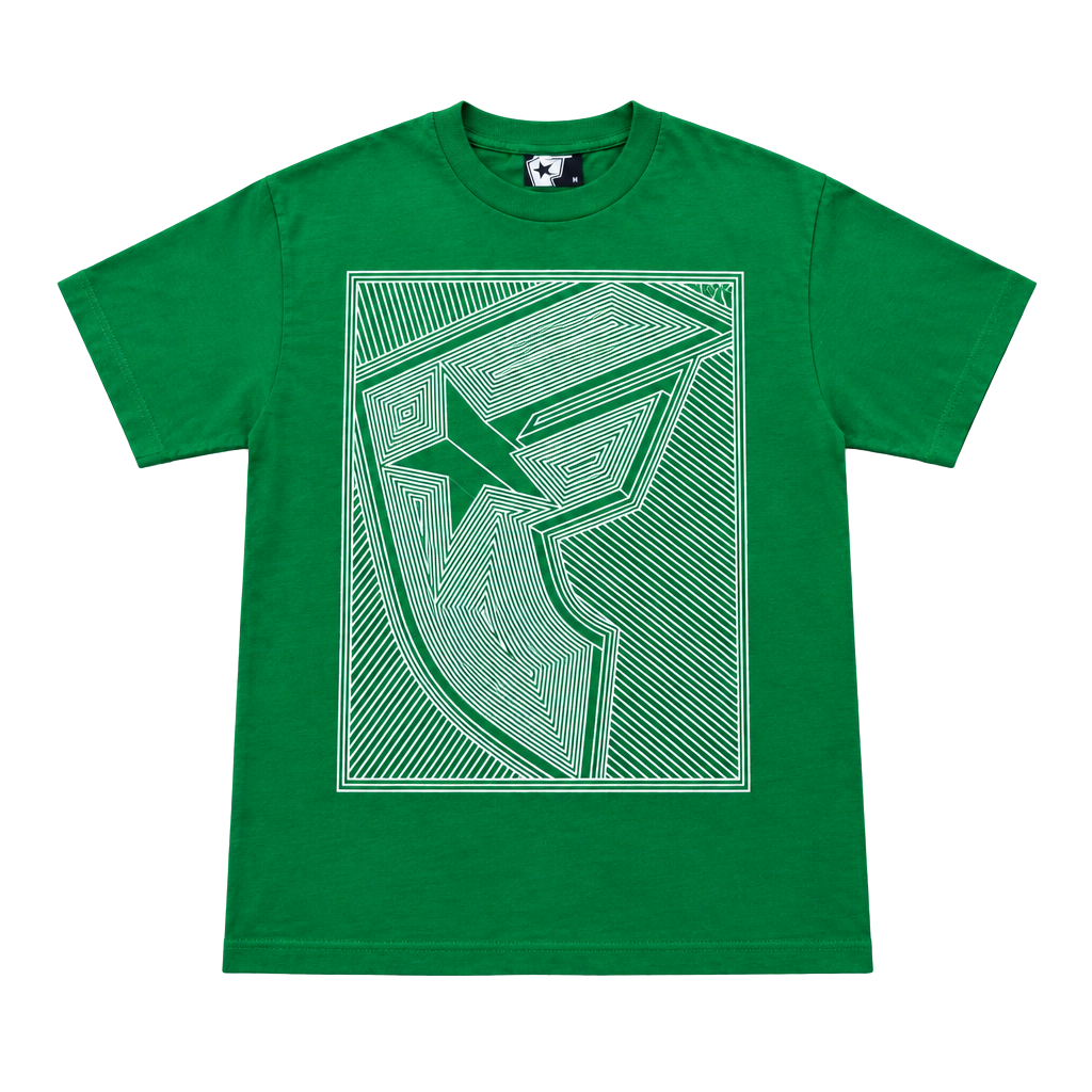 Famous Stars and Straps T-Shirt Size M Green Graphic 1
