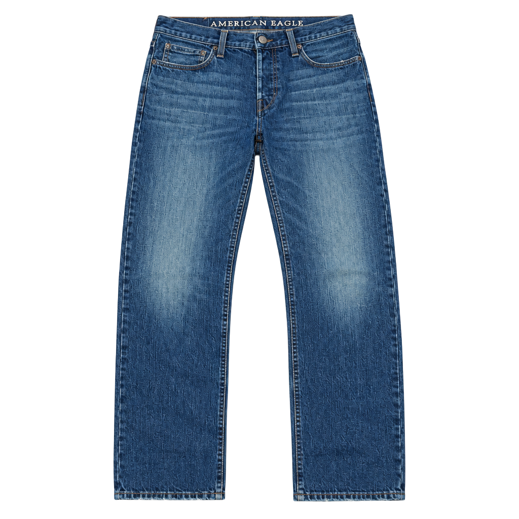 American Eagle Jeans Blue Denim Distressed 1