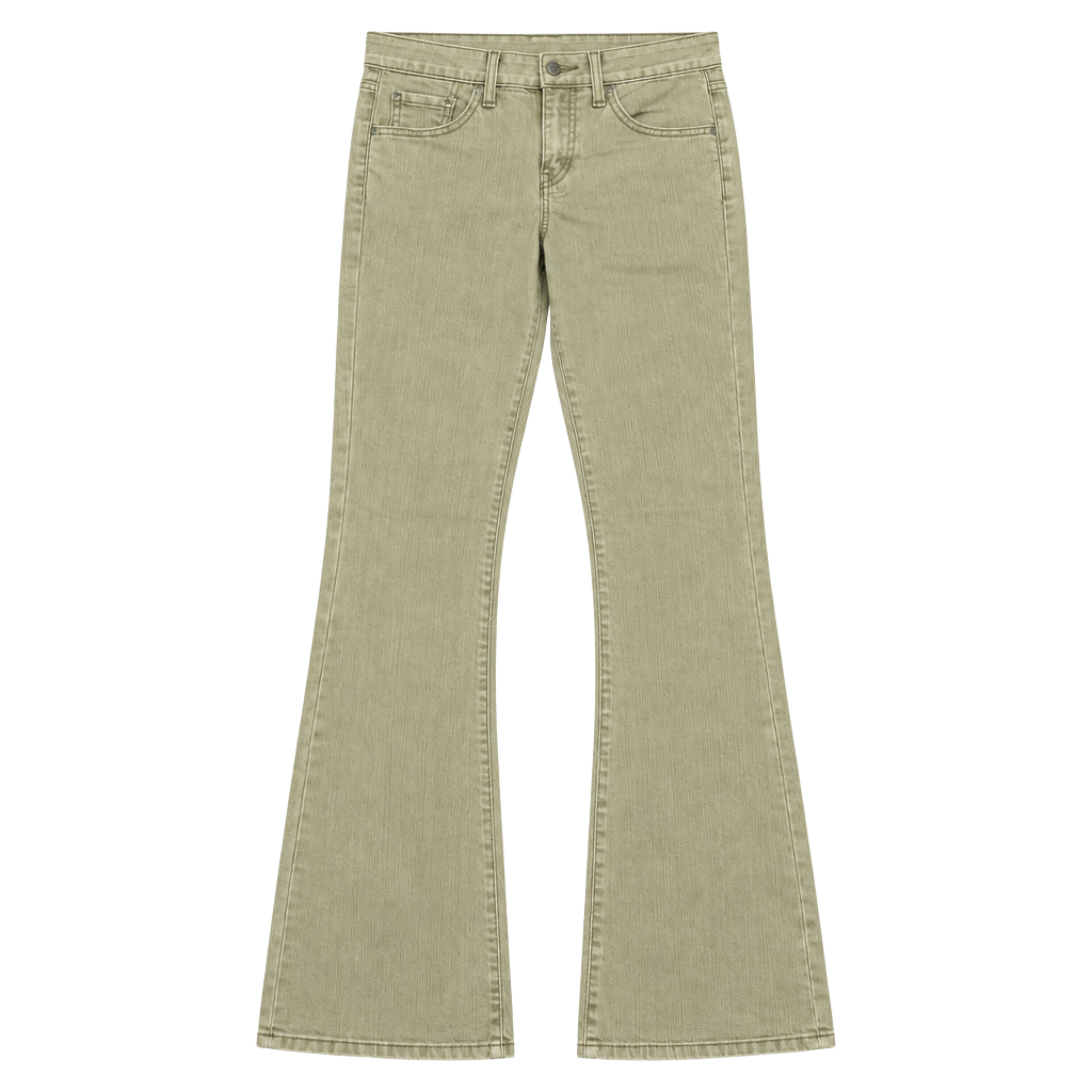 Levi's 519 Low Flare Jeans 5JR L=L Tan Low Stretch 1
