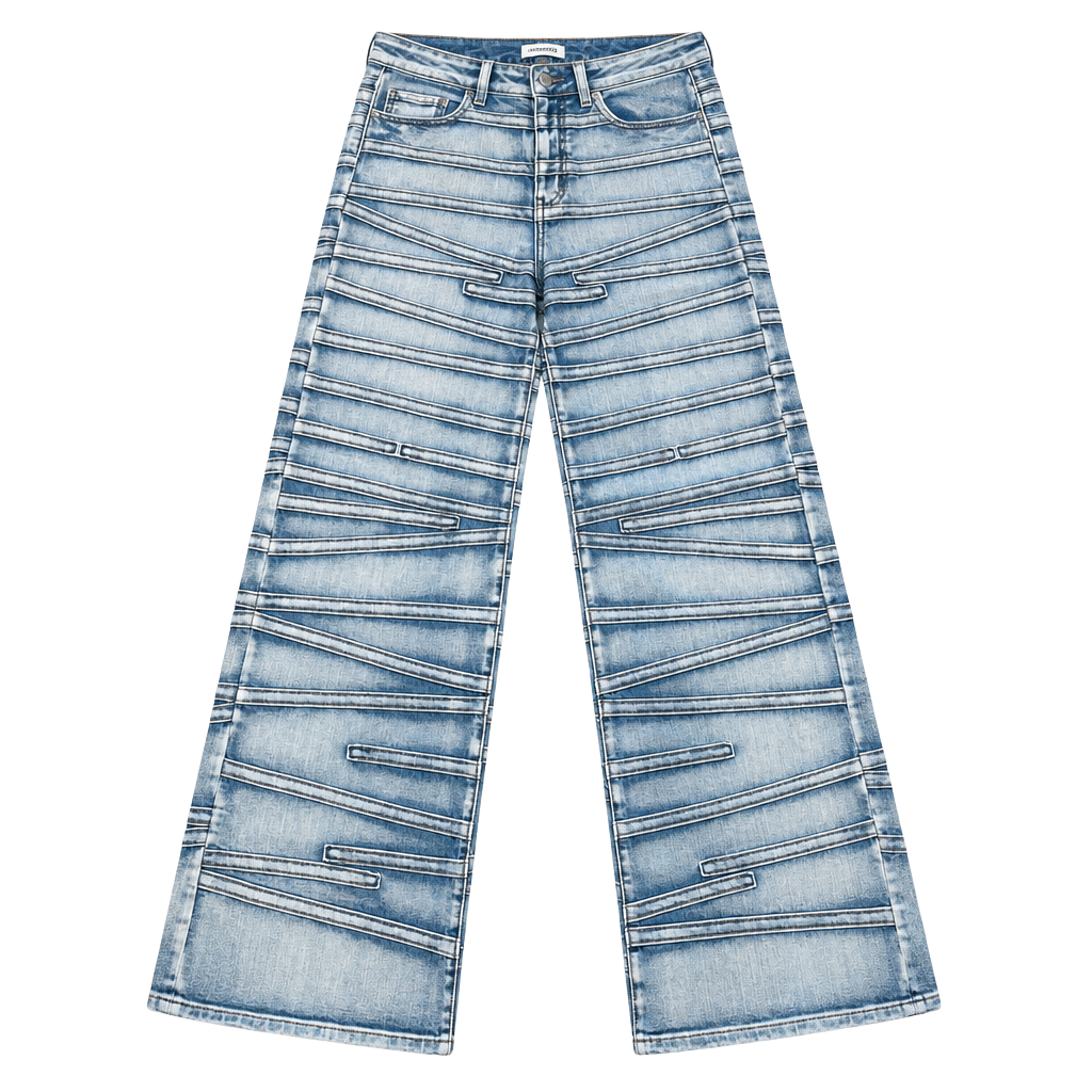 Aphrodite Jeans AP40716 Size 9(29) Light Wash Flare Denim 1