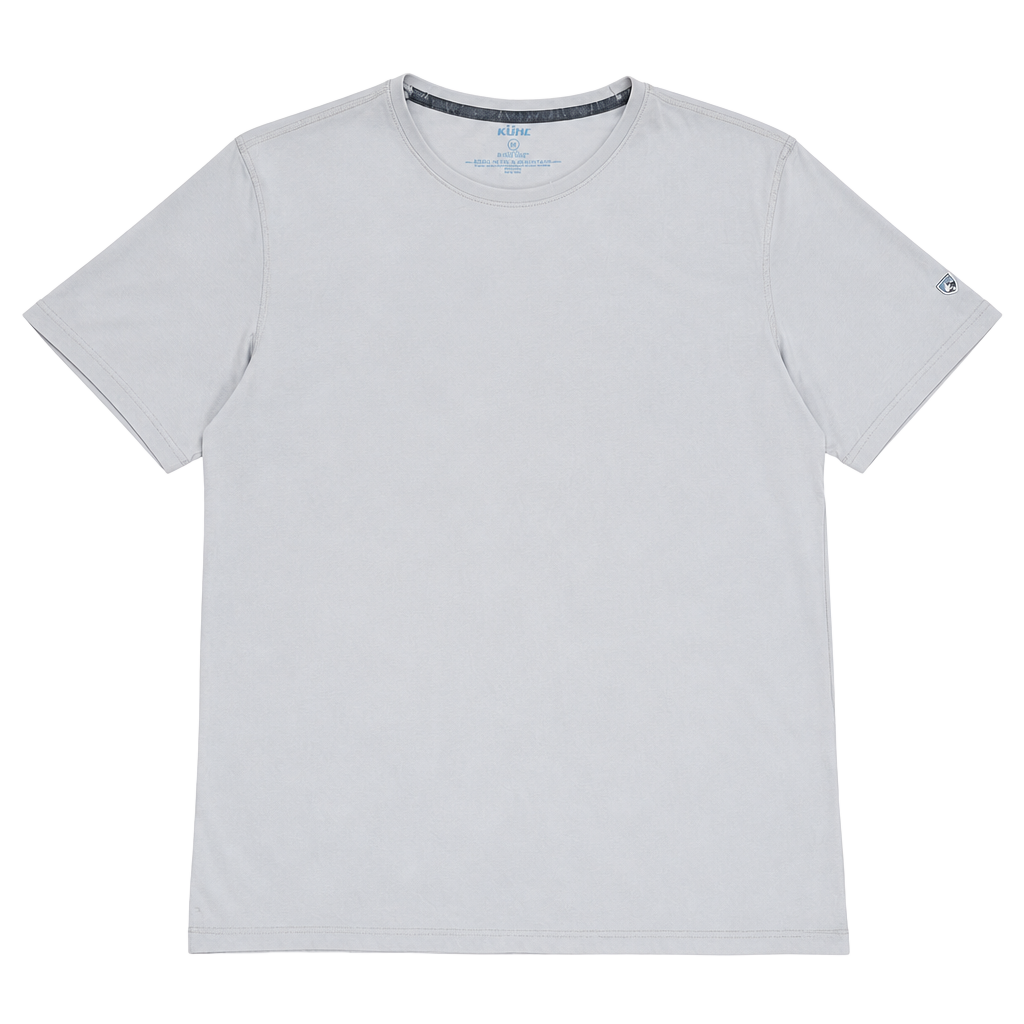 Kuhl T Shirt Mens XL Light Gray Organic Cotton Short Sleeve 1
