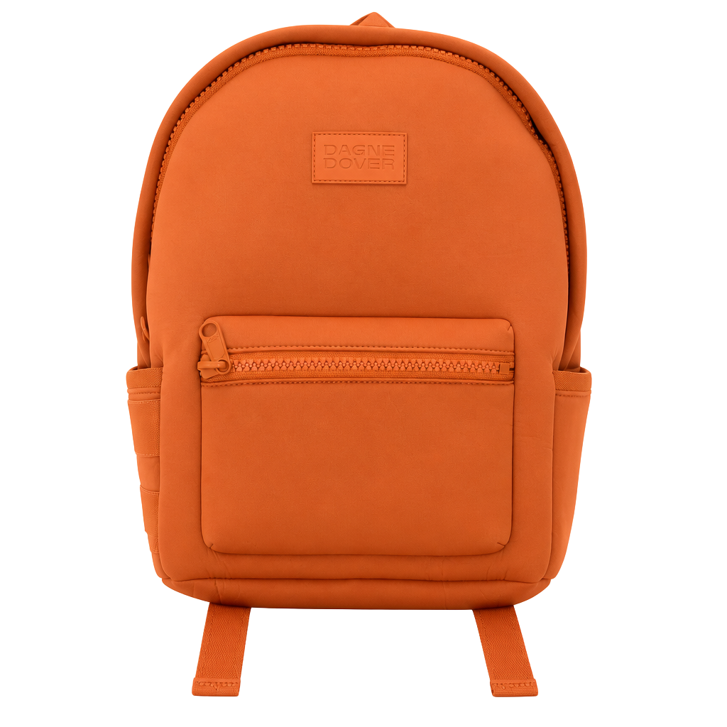 Dagne Dover Dakota Backpack Goji Orange Neoprene Laptop Bag 1