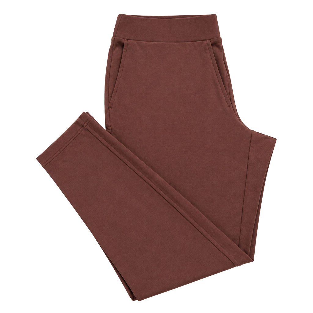 NWT J.Jill Affinity French Terry Slim Leg Pants Size XL Brown 1