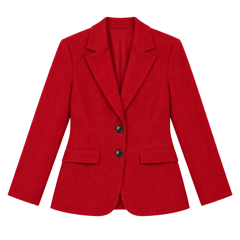 Torrid Blazer Size 2 Red Business Casual Work Office Jacket Pockets 1
