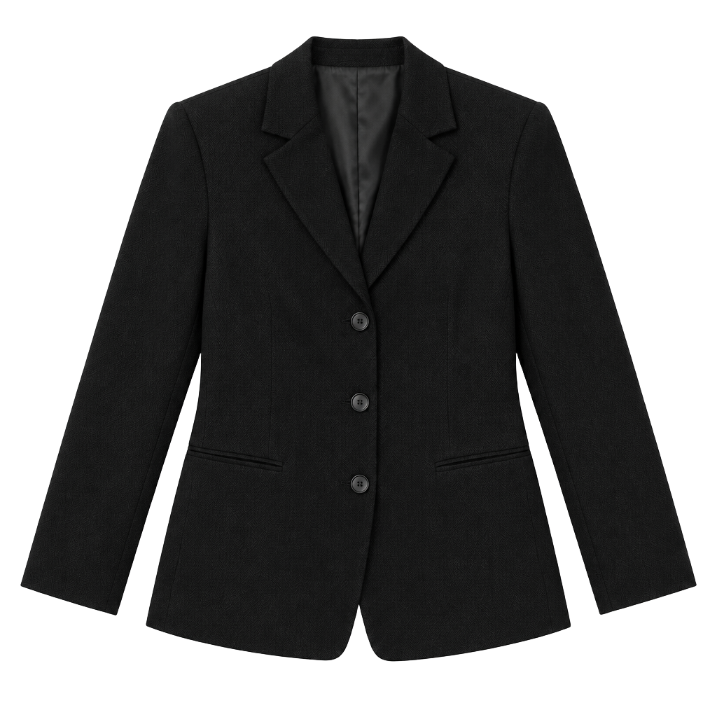Casual Corner Annex Blazer Size 16W Black Long Sleeve Jacket 1