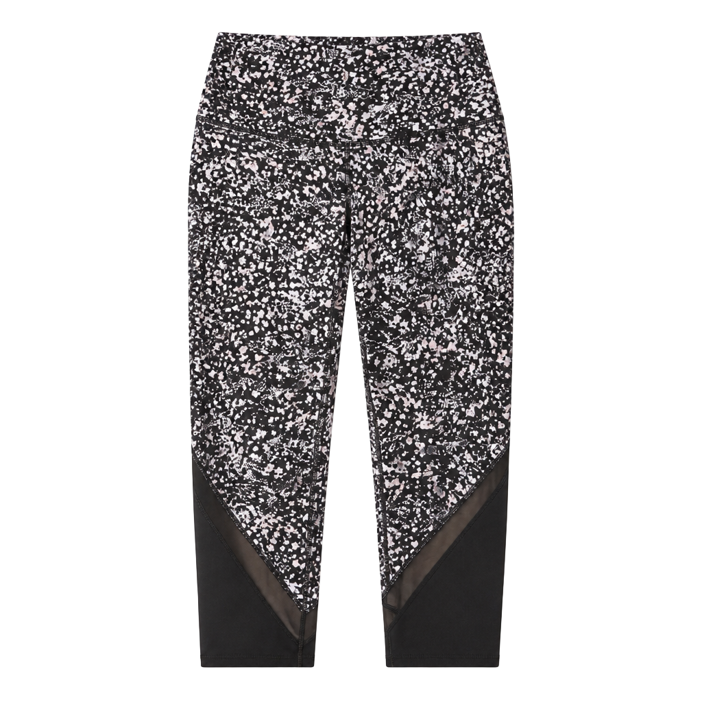 Lululemon Wunder Under High-Rise Crop 23" Mesh Scallop Floral Flux Multi Size 8 1