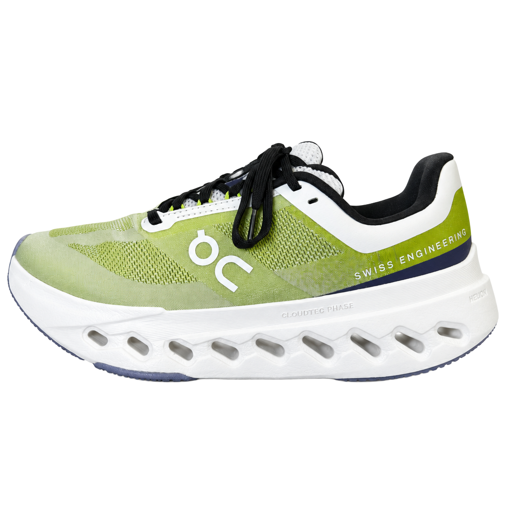 On Running Cloudsurfer Next Women US 7 Chartreuse White Sneakers 1