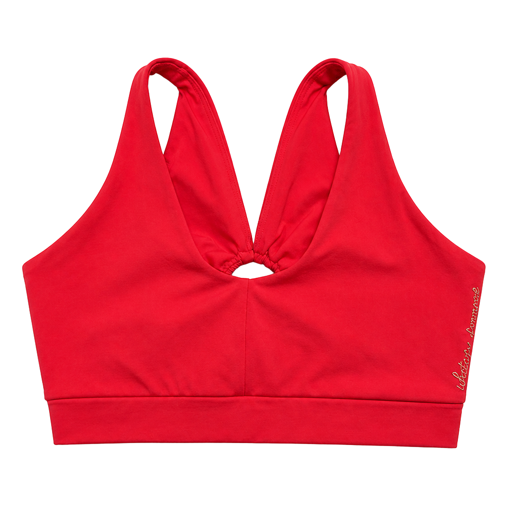 *Gymshark Hot Pink V-Front Sports Bra 1