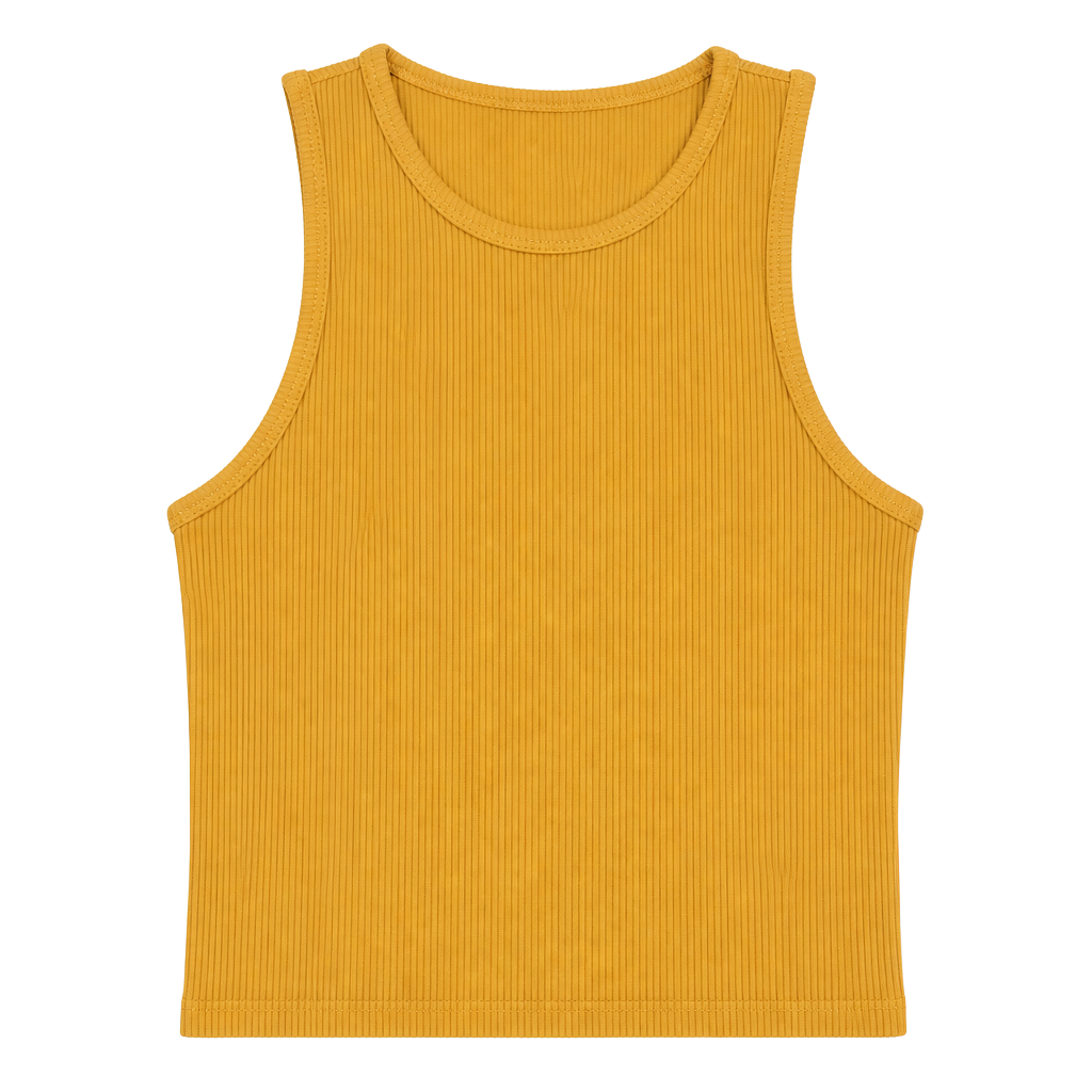 *Abercrombie & Fitch Ribbed High-Neck Bodysuit, Yellow, Size XS 1