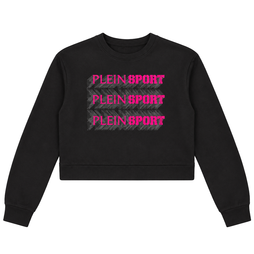 PLEIN SPORT Black Women's Sweatshirt - 1