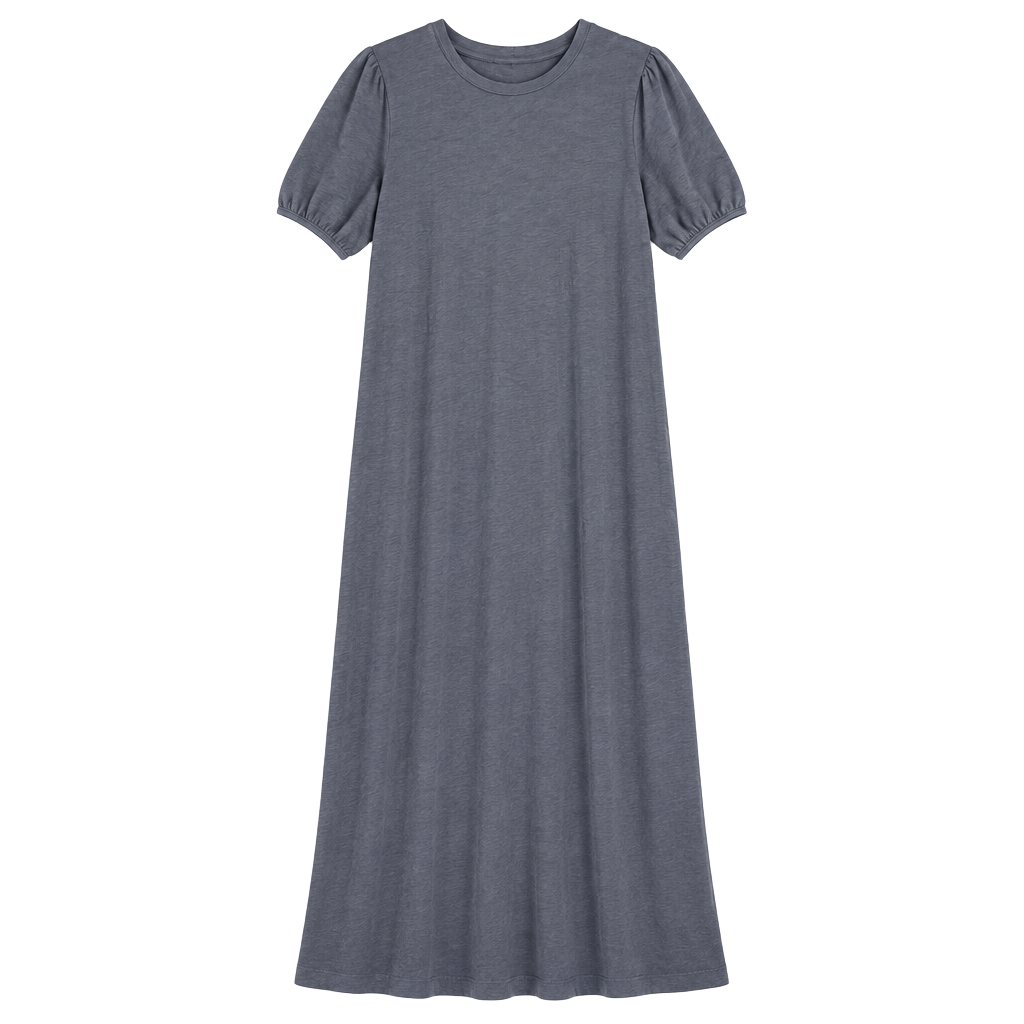 Velvet by Graham & Spencer New Slub Maxi Dress Size L 1
