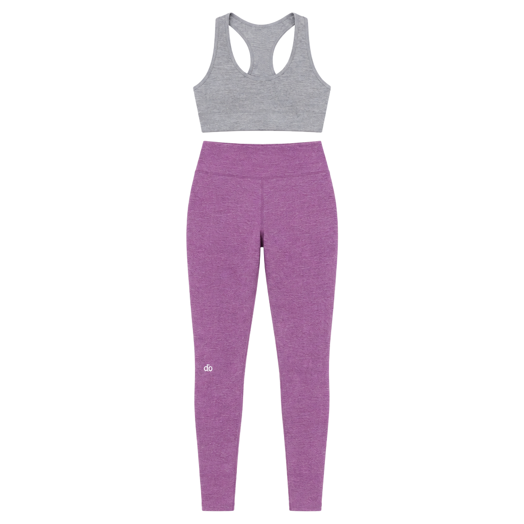 Alo Yoga Leggings Purple Heathered 1