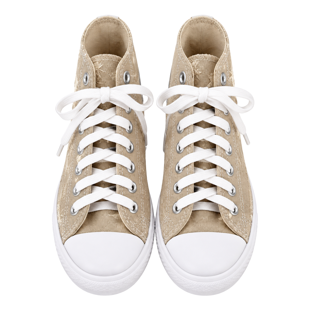 Converse Chuck Taylor All Star Move High Top Size 6 Tan Canvas 1
