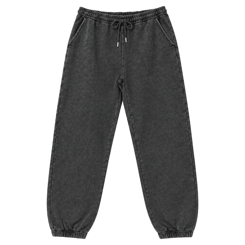 Something Navy Drawstring Sweatpants Size L “Washed Black”New With Tags 1