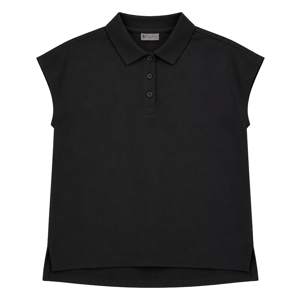 Figs Technical Pique Ella Scrub Polo Size Small Black New 1