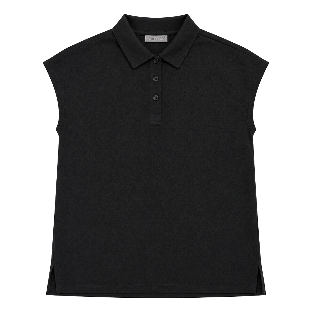 FIGS Ella Technical Pique Scrub Polo Size M Black Short Sleeve 1