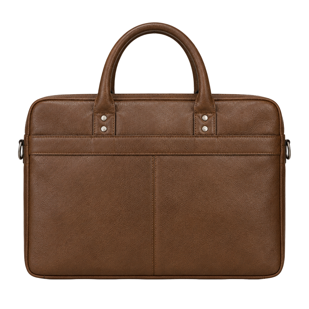 Samsonite Leather Briefcase, Laptop Compatible, Cognac (126038-1221) 1