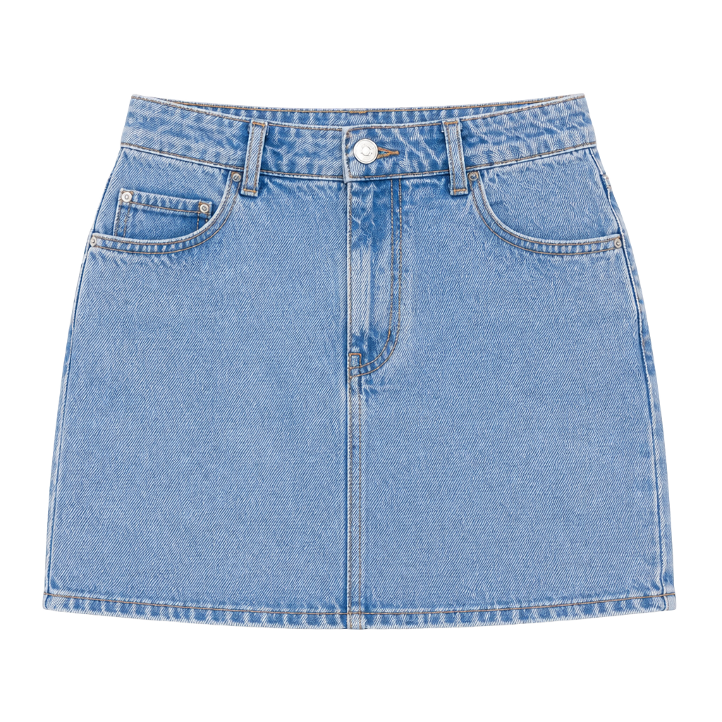 Princess Polly Laurena High-Waisted Denim Shorts 1