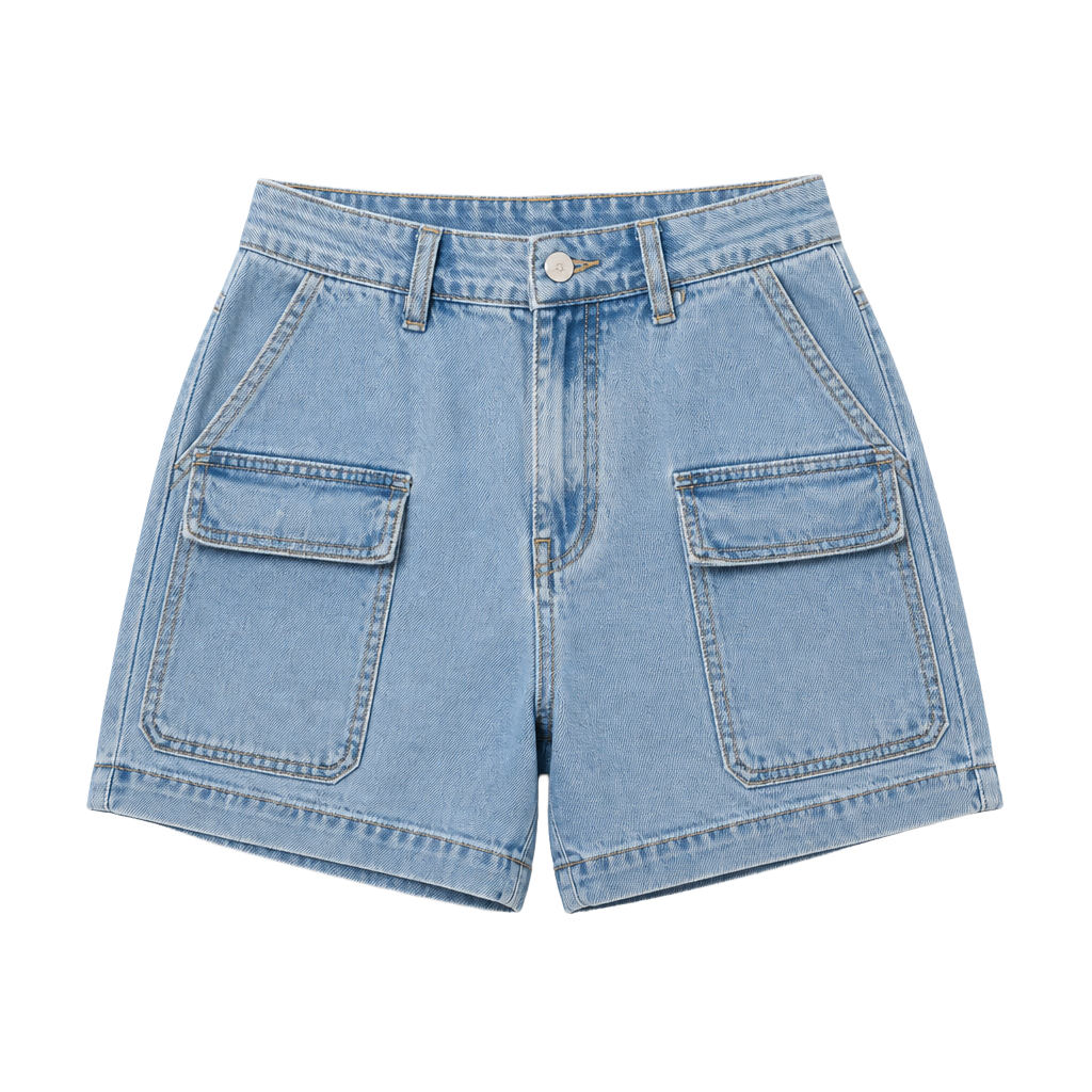 Love Tree Womens Cargo Jean Shorts 1