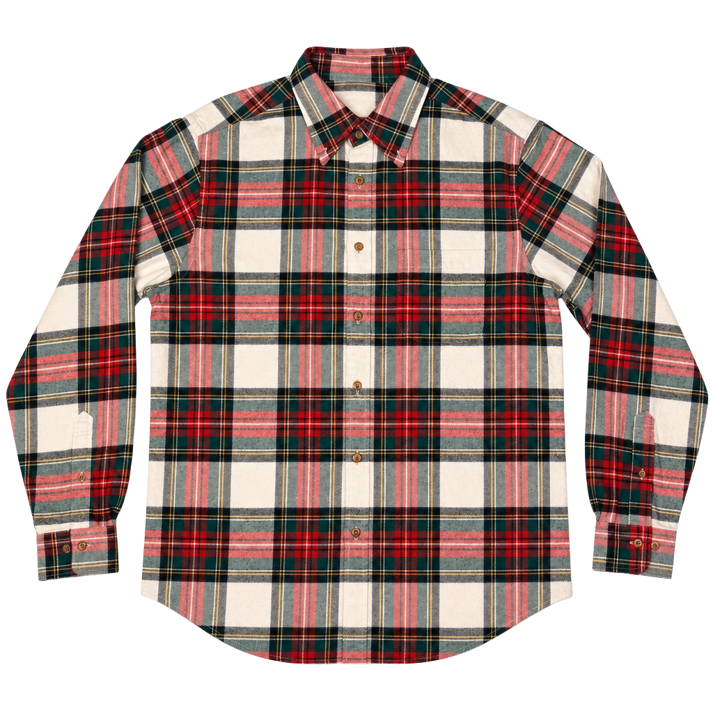 Brooks Brothers 1818 Regent Fit Cotton Red Green Plaid Button-Down Shirt Size L 1
