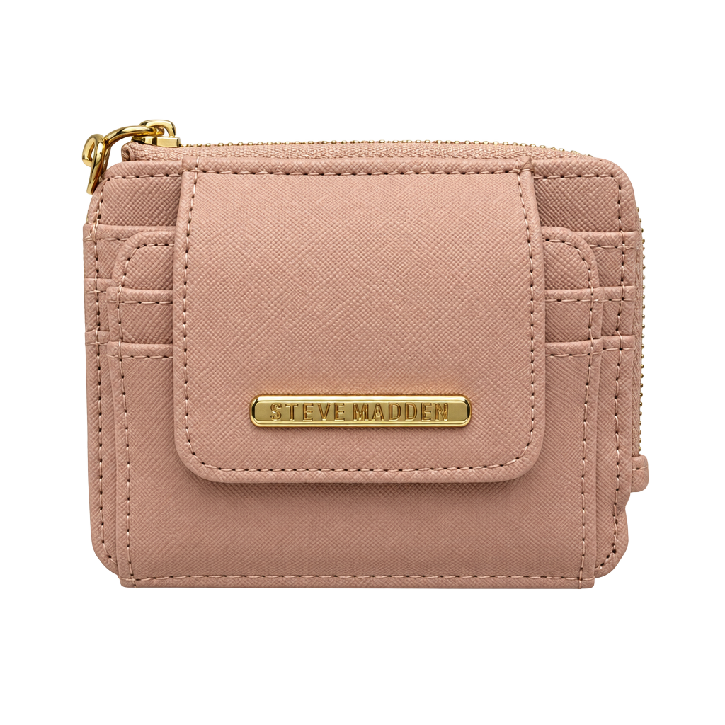 Steve Madden Harpe Card Case Wallet Blush 1