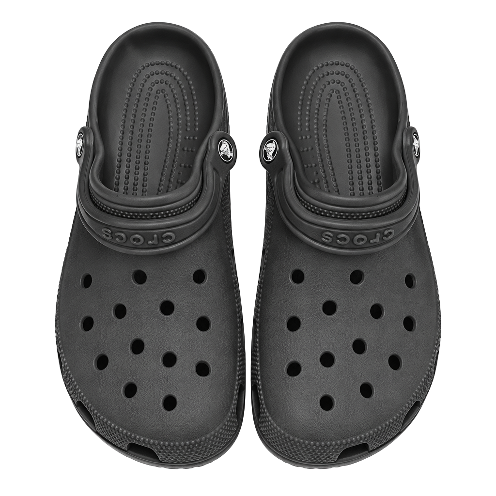 Crocs Classic Clog Shoes Men 10 Women 12 Black Slip-On 1
