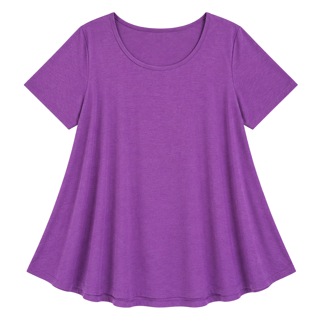 LuLaRoe Solid Violet Purple Perfect Tee | 3XL | Very Good Condition 1