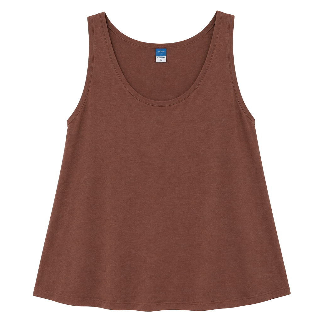 Old Navy Luxe Tank Top Size 4X Brown Scoop Neck Sleeveless 1