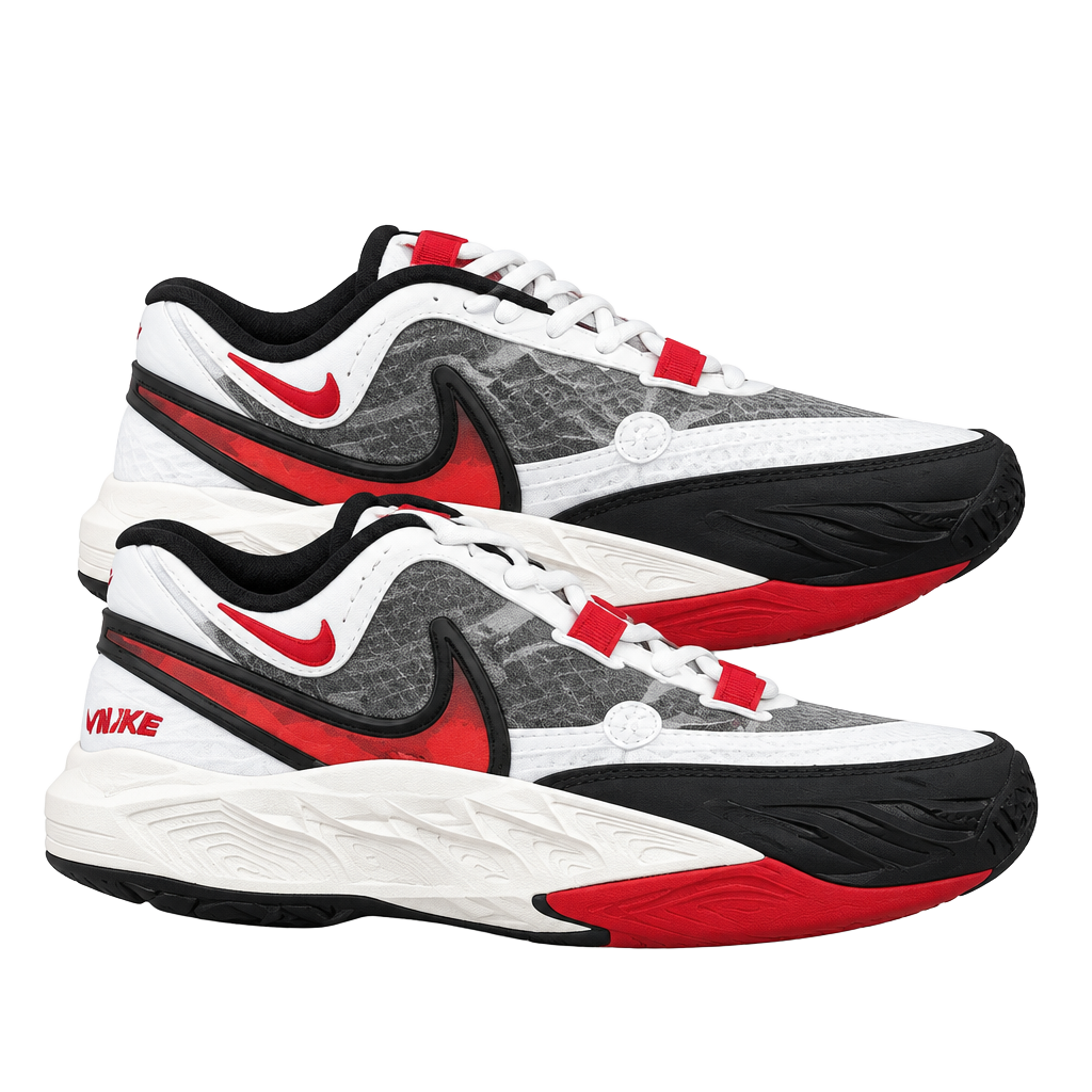 Nike Kyrie 8 GO (GS) Kids Basketball Sneakers White/Red/Black 4.5Y DQ8076-100 1