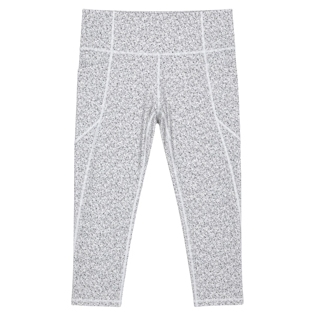 Athleta Salutation Stash Pocket Tight in Printed Pebble Grey, Size 2X 1