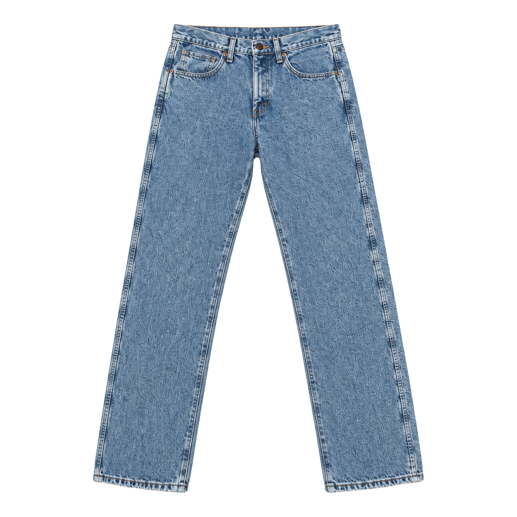 Wrangler Fleece Lined Jeans Blue Denim 1