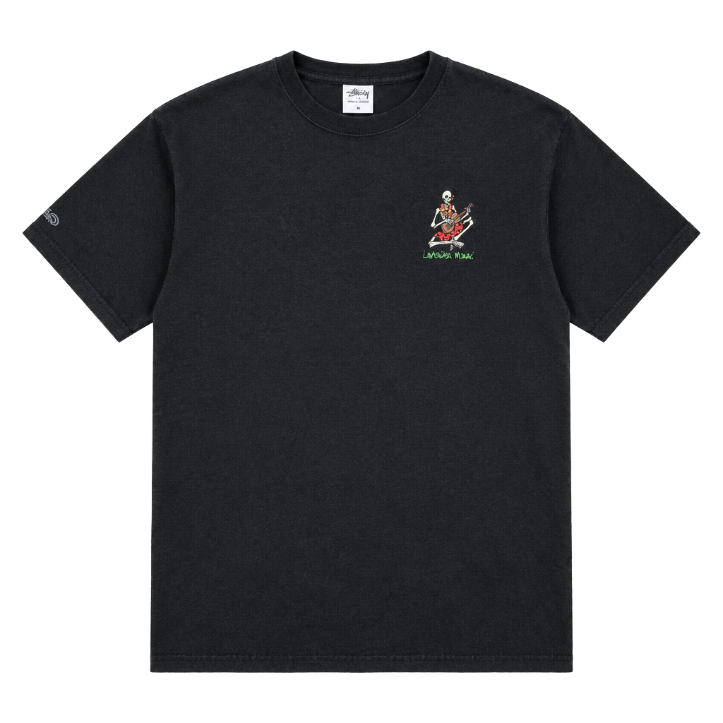 Crazy Shirts T-Shirt Size M Black Lahaina Maui Skeleton Hula 1