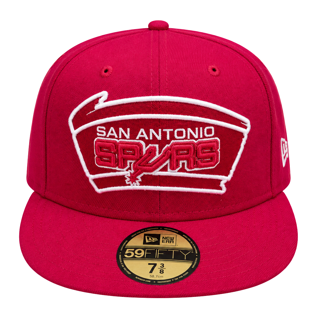 New Era San Antonio Spurs 59Fifty Hat Size 7 3/8 Pink 1