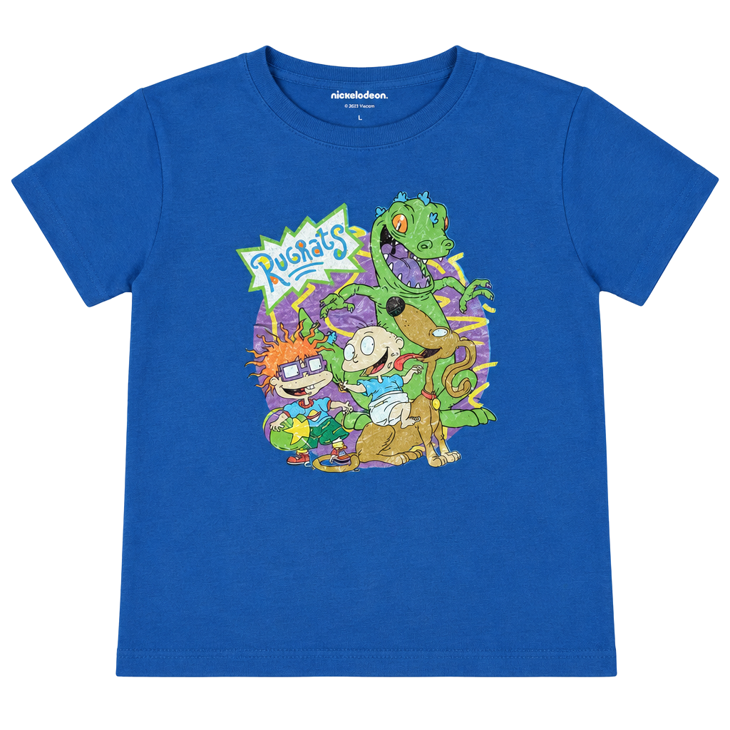 Nickelodeon Rugrats Size 16 Blue Graphic T-Shirt 1