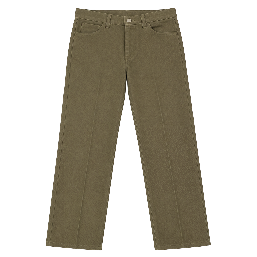 Vintage Maverick Canvas Work Pants Olive Green Size 34 1