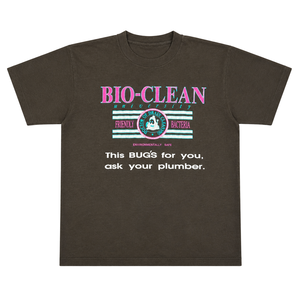 Vintage 90s Bio-Clean University Graphic T-Shirt Doctor of Drain Cleaning 1
