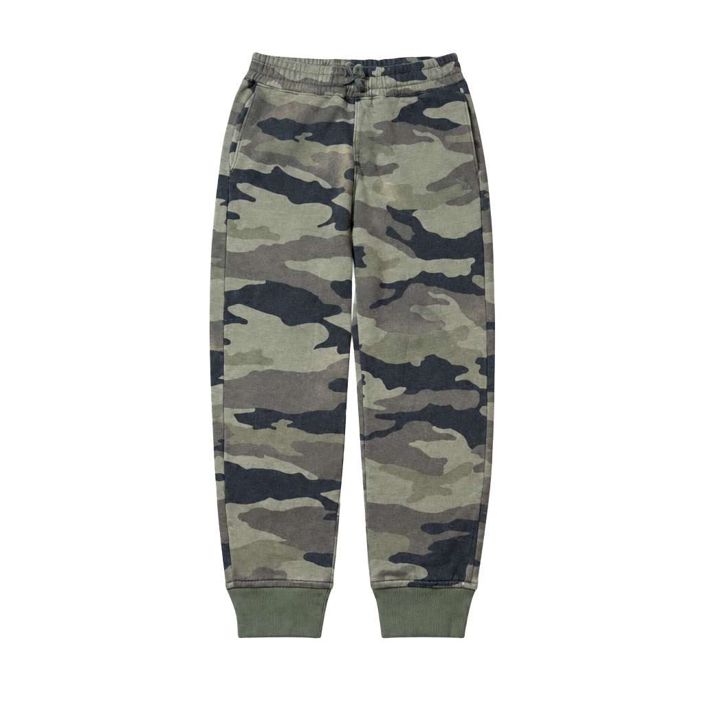 Abercrombie Kids Camo Sweatpants Size 9/10 Green Joggers 1